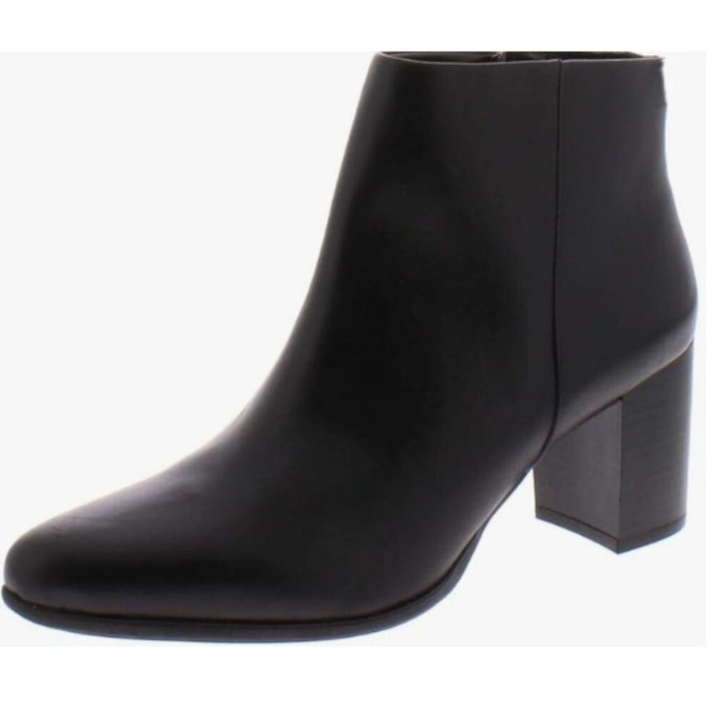 RockPort Camdyn Water Resistant Black Leather Bootie Womens Size 10 Wide - Picture 2 of 9